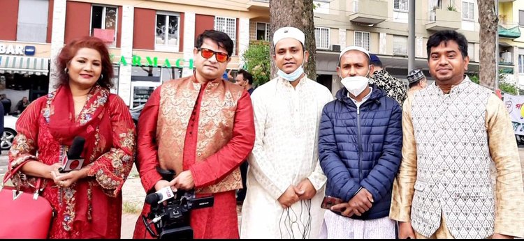 ইতালিতে স্বাস্থ্যবিধি মেনে ঈদুল জামাত উদযাপিত